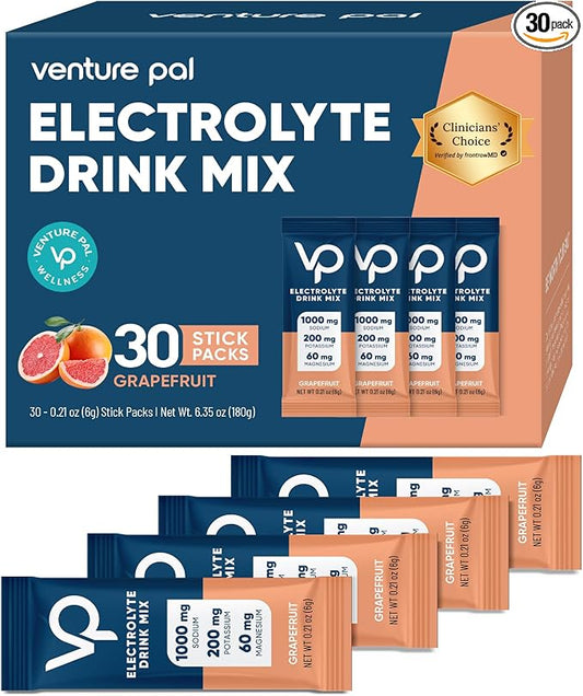 Venture Pal High Sodium Sugar Free Electrolytes Powder Packet by VenturePal