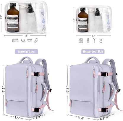Hanples Large Travel Backpack for Women as Person Item Flight Approved - Image 4
