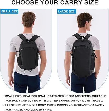 Lightweight Hiking Backpack 30L Packable Foldable Daypack Collapsible Travel - Image 3