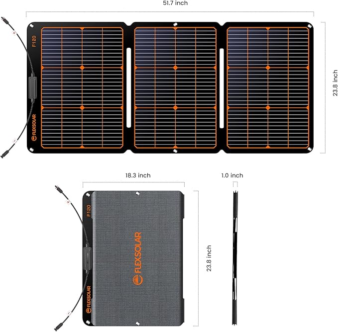 FlexSolar 120W Portable ETFE Solar Panels - Image 8