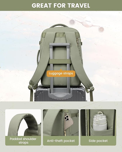 LOVEVOOK Travel Backpack Carry on Flight Approved 40L, Waterproof TSA Travel - Image 6