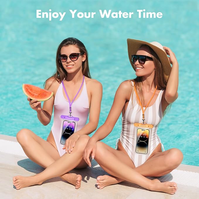 UNBREAKcable Waterproof Phone Pouch-2 Pack IPX8 Waterproof Phone Case - Image 8