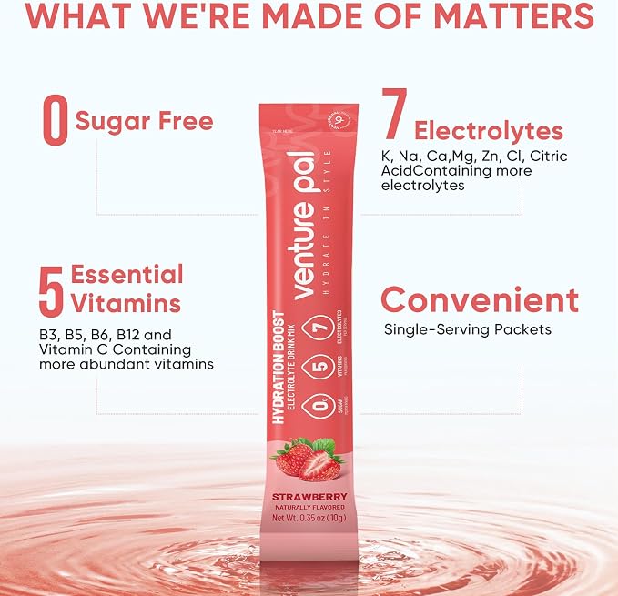 Venture Pal Sugar Free Electrolytes Powder Packets - Image 4