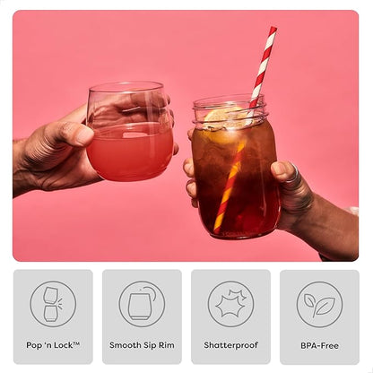 TOSSWARE POP 14oz Vino SET OF 24, Recyclable, Unbreakable & Crystal Clear - Image 3