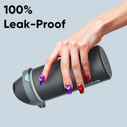 Insulated Water Bottle with Straw - Image 6