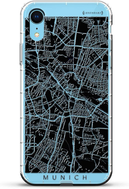 Munich Streets Map | Luxendary Air Series Clear Silicone Case - Image 4