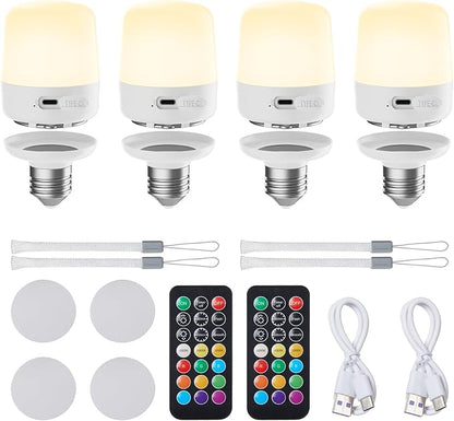 Minetom E26 Rechargeable Light Bulbs by Minetom