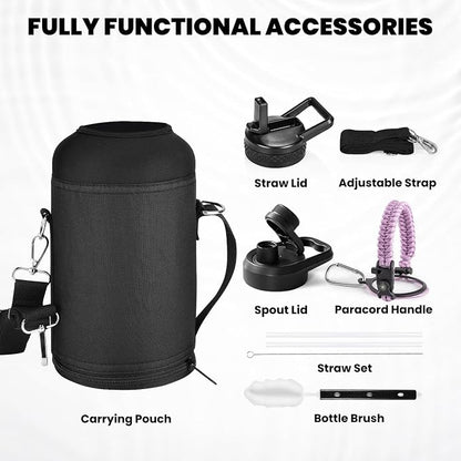 RAYMYLO Insulated Water Bottle 64 oz, Triple Wall Vacuum Stainless Steel - Image 6
