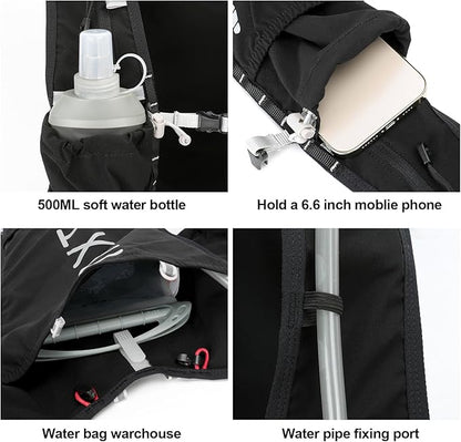 INOXTO Running Hydration Vest Backpack, Lightweight Insulated Pack - Image 2