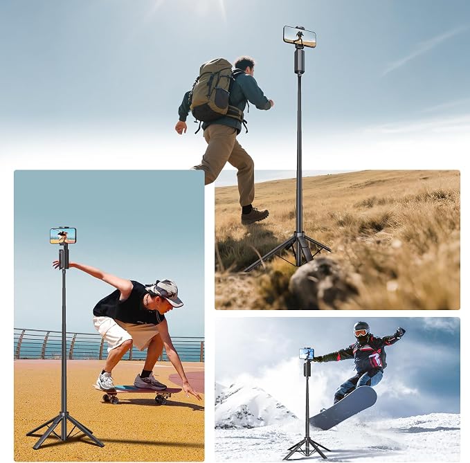 Fuloview Auto Face Tracking Tripod, 360° Rotation Follows Your Movement - Image 4