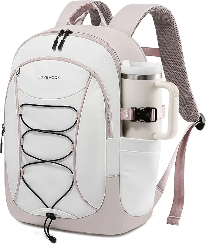 LOVEVOOK Mens Backpack with Giant Tumbler Holder Pocket, 15.6 Inch Everyday by LOVEVOOK