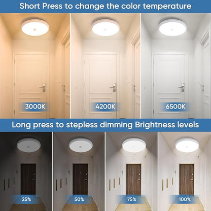 Rechargeable Closet Lights Motion Sensored, Wireless Battery Operated Ceiling - Image 3