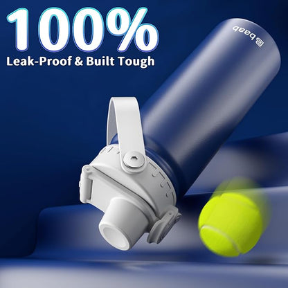 baab 18oz Kids Water Bottle, Insulated Kids Water Bottle - Image 5