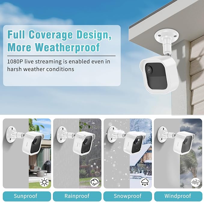 Wall Mount for Blink Outdoor Cameras, 3 Pack Weatherproof Housing, 360 Degrees - Image 7