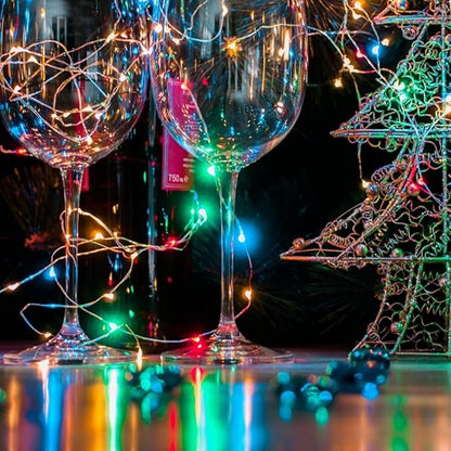 Brightown 12 Pack Multi-Color Fairy Lights Battery Operated - 7ft 20 LED - Image 7