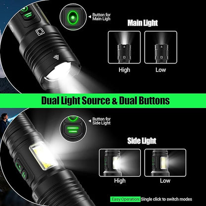 Rechargeable Flashlights High Lumens 100000 - Image 3