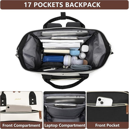 Focdod Backpack for Women, Fits 15.6 Inch Laptop Bag Fashion Travel Work Bag - Image 2