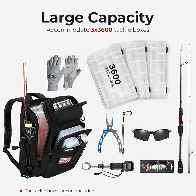 Piscifun Fishing Tackle Backpack - Image 5