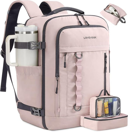 LOVEVOOK 50L Travel Backpack for Men Women, Waterproof Carry On Backpack for by LOVEVOOK