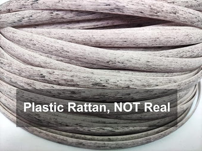 Feyart 25m/82ft 8.5mm Grey Wicker Repair Kit, PE Rattan Repair Kit - Image 2