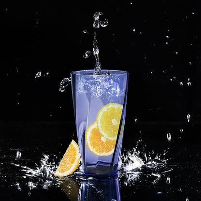 Unbreakable Plastic Cups Plastic Highball Drinking Glasses Tumbler, Large Water - Image 6