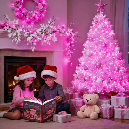 JMEXSUSS 66 Ft Connectable Pink Lights - Image 9