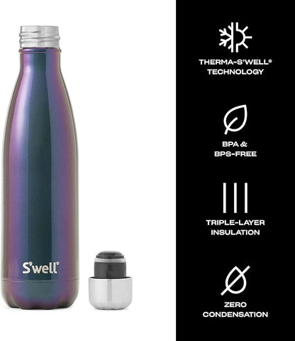 S’well Stainless Steel 17oz Water Bottle, Supernova Design, Triple-Layer Vacuum - Image 4
