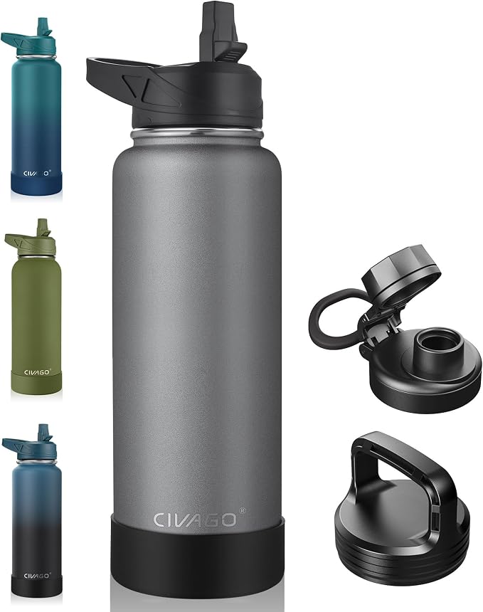 CIVAGO 40 oz Insulated Water Bottle by CIVAGO