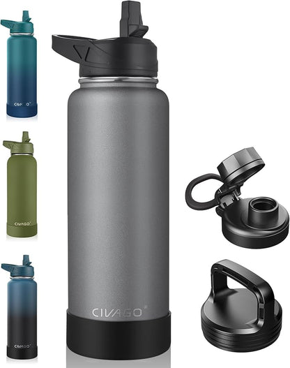CIVAGO 40 oz Insulated Water Bottle by CIVAGO