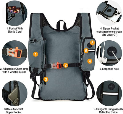 Seektop 15L Small Hiking Backpack - Image 3