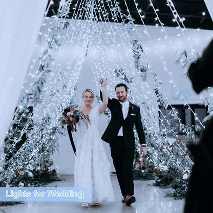JMEXSUSS 800 LED White Christmas String Lights Outdoor, String Twinkle Lights - Image 4