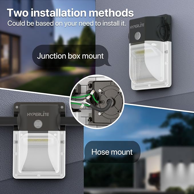 HYPERLITE LED Wall Pack Light: 30W 3600lm 5000K LED Wall Pack - Image 8