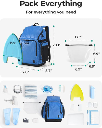 BAGSMART 2 Piece Swim Bag for Swimmers - Image 2