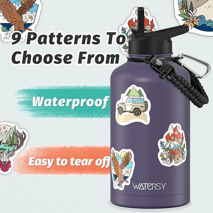 64oz Insulated Water Bottle, BPA Free&Leak Proof, Half Gallon Stainless Steel - Image 4
