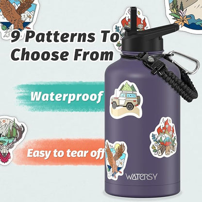 64oz Insulated Water Bottle, BPA Free&Leak Proof, Half Gallon Stainless Steel - Image 4