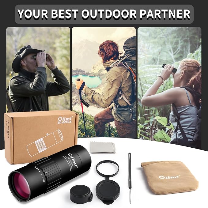 Olimt 8x32 Monocular Telescope Mini Pocket Monocular Compact Monoculars - Image 7