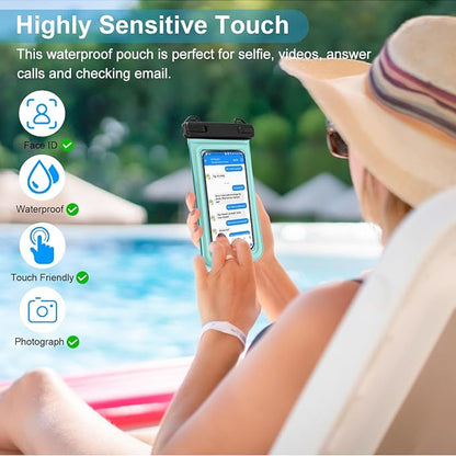 Floating Waterproof Phone Pouch, Water Proof Cell Phone Dry Bag - Image 4