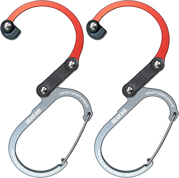 GEAR AID HEROCLIP 360° Swivel Carabiner Gear Clip and Hook by GEARAID