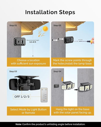 Brightown 4 Pack Solar Outdoor Lights - Image 6