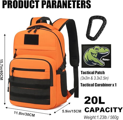 Kids Tactical Backpack Army Molle Bookbag Military Boys Backpack - Image 2