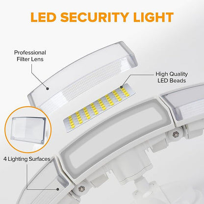 LUTEC 75W 8000 Lumen Floods Light Outdoor, Switch Controlled LED Security Lights - Image 6