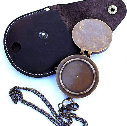 Engravable Compass Nautical Pocket Brass Compass - Image 2