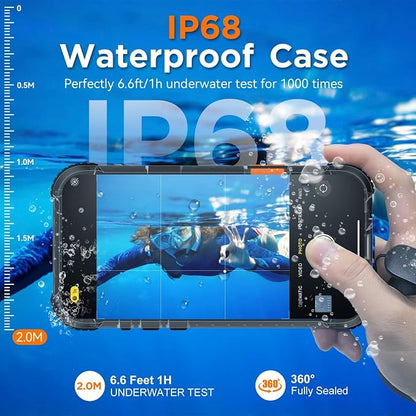 WIFORT for iPhone 17 Pro Max Waterproof Case, - Image 3
