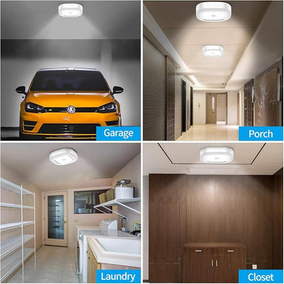 WhitePoplar Motion Sensor Ceiling Light Battery Operated, Wireless Motion - Image 8