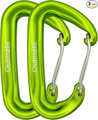 12kN 3.2"x2" Heavy-Duty Carabiner Clips by Outmate