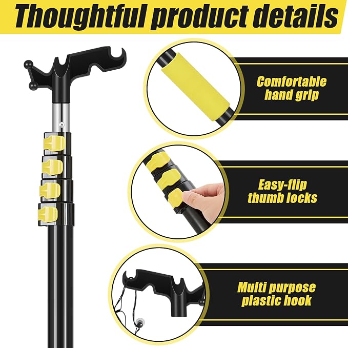 7-30 ft Telescopic Extension Pole - Image 3