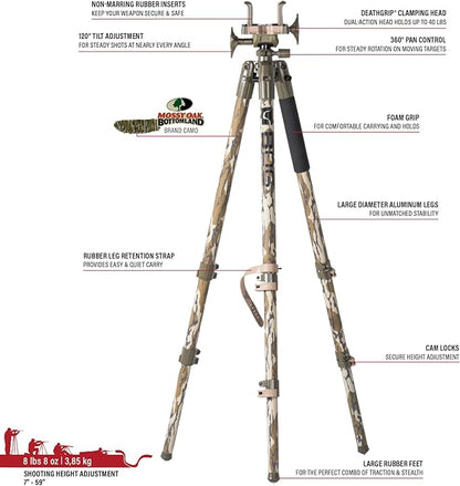 BOG DeathGrip Aluminum Tripod - Image 4