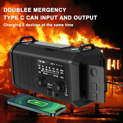 Leaton Emergency Hand Crank NOAA Weather Radio - Image 7