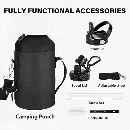 Insulated Water Bottle 64 oz, Triple Wall Vacuum Stainless Steel Water Bottles - Image 5