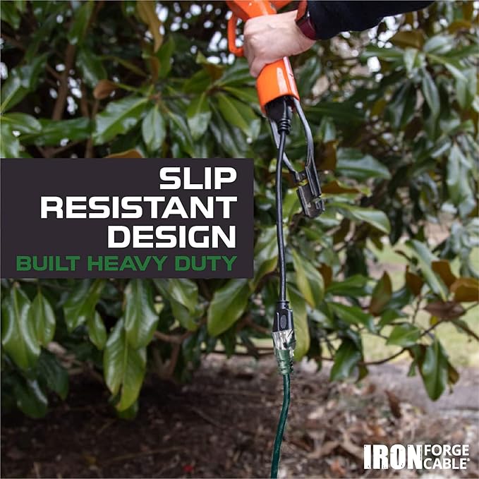 IRON FORGE CABLE 12 Gauge Extension Cord 25 Ft Lighted End - Image 7